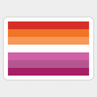 Lesbian Pride Flag Sticker